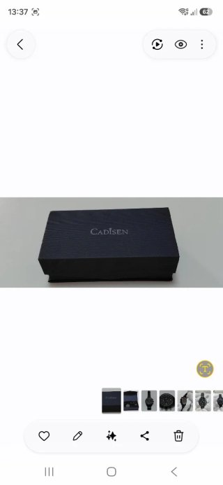 Reloj Cadisen VD53 Cuarzo Negro/Plata