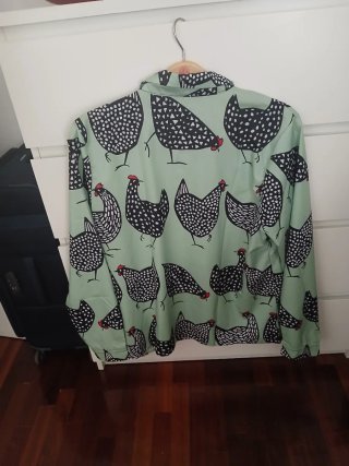 Camisa divertida de gallinas Talla XL
