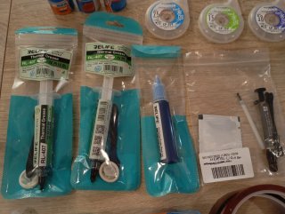 Lote consumibles para reparación microelectrónica