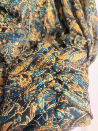 Blusa Zara Boho Estampada