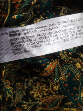 Blusa Zara Boho Estampada
