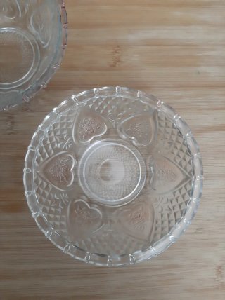 Conjunto 6 Tigelas Vidro Texturizadas