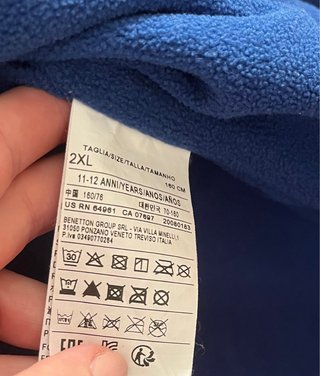 Chaqueta Benetton Roja T11-12 años