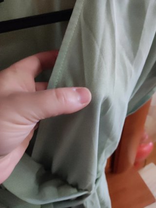 Vestido premamá y lactancia SHEIN verde