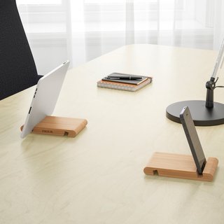 Soporte móvil/tableta bambú IKEA