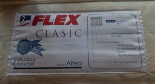 Somier y Colchón Flex Altea 135x190
