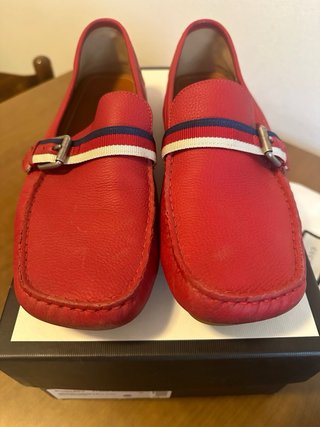 Mocassini Gucci Rossi Originali - Eleganza Senza T