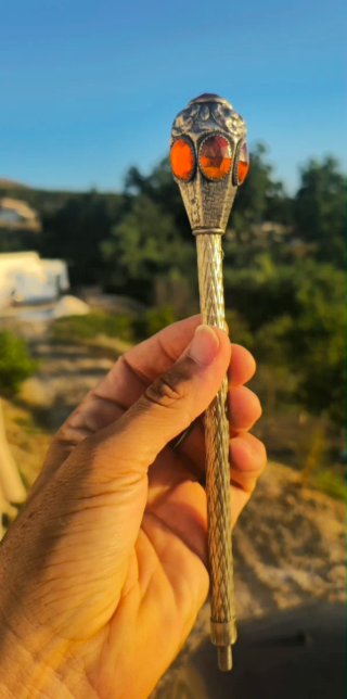 Pomo mango sombrilla vintage
