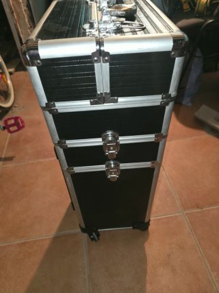 Maleta maquillaje profesional con ruedas