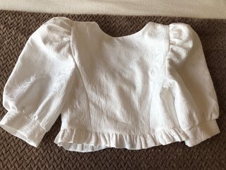 Conjunto dos piezas ceremonia mujer blanco