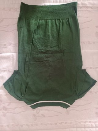Blusa verde Blanco in stile vintage