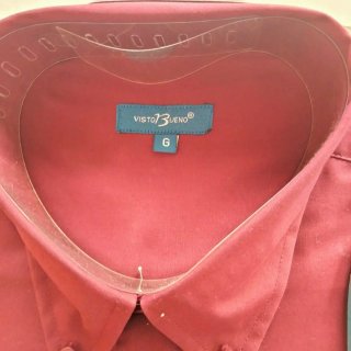 Camisa Visto Bueno manga corta burdeos Talla G