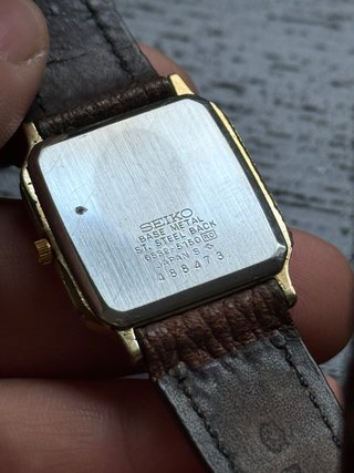 SEIKO Quartz 'Tank' Dorado (Ref. 6532-5150)