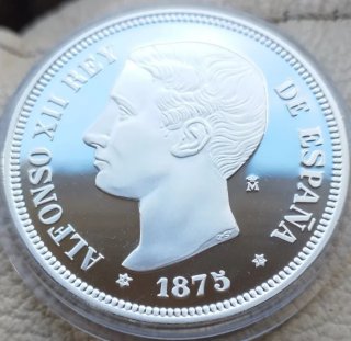 Inmenso Duro plata PROOF recreado por la FNMT