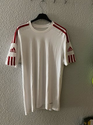 Camiseta deportiva Adidas hombre blanca