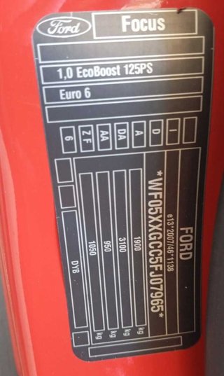 Ford 485035 f1eb13w029-aeb faro derecho focus lim.