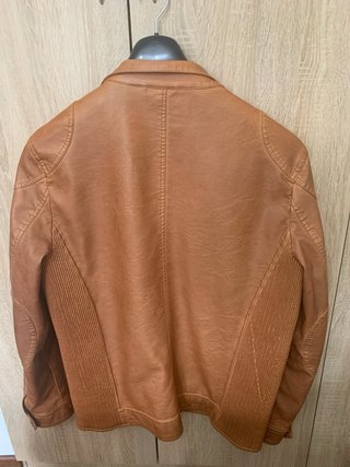 Chaqueta Cuero Marrón Talla M-L