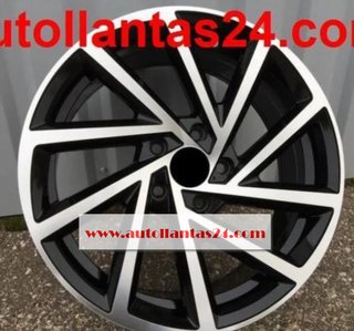 Juego 4 llantas para volkswagen demo black r999180