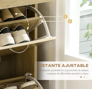 Mueble Zapatero Abatible Madera