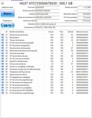 Disco Duro HGST 500GB SATA 7200RPM