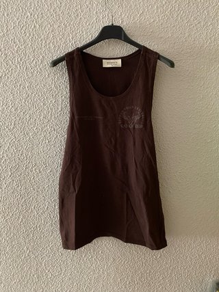 Camiseta tirantes Vanquish hombre marrón