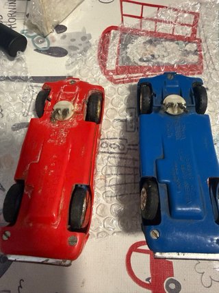 Coche Scalextric Rojo y Azul