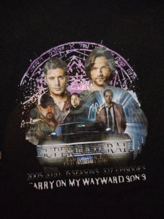 Camiseta Supernatural Talla L