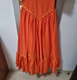 Vestido Flamenca Roal Naranja