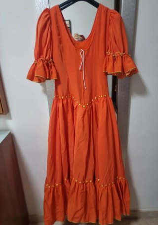 Vestido Flamenca Roal Naranja
