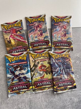 X6 SOBRES POKEMON SELLADOS ORIGINAL SIN FILTRAR