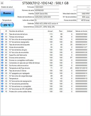 Disco Duro Seagate 500GB SATA 2.5 Momentus Thin
