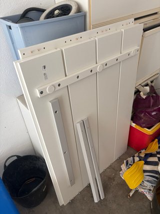 Cabecero NORDLI IKEA Blanco 140/160 cm
