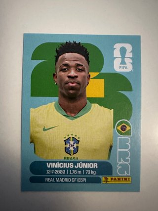 Cromo Vinicius Junior Panini  2026