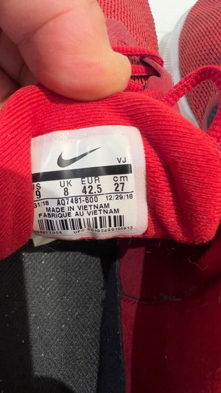 Zapatillas Nike Running Rojas