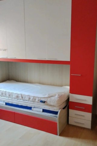 Cama juvenil con armario,cajones y colchón incluid
