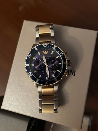 Reloj Emporio Armani Plata y Oro