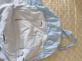 Saco para silla de paseo azul