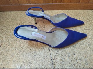 Zapatos fiesta Pilar Burgos Talla 38 Morados