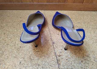 Zapatos fiesta Pilar Burgos Talla 38 Morados