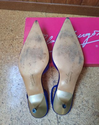 Zapatos fiesta Pilar Burgos Talla 38 Morados