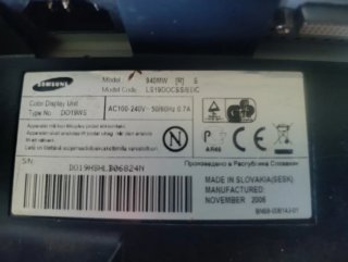 Monitor Samsung SyncMaster 940nw LCD