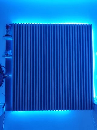 Cabecero Palillería real 135/150 cm con hueco led