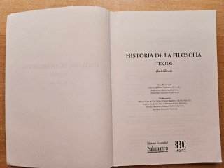 HISTORIA DE LA FILOSOFIA