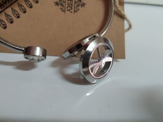 Pulsera de aro con aromaterapia (libélula)