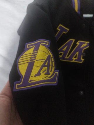 Chaqueta Lakers Kobe 24 Negra Morada
