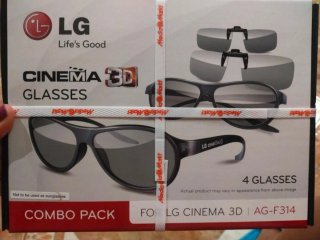 Pack 4 Gafas LG Cinema 3D