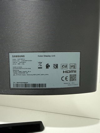 Monitor curva Samsung Negro 24”