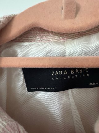 Chaqueta Zara Rosa Tweed