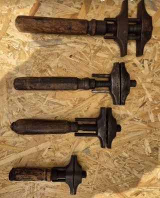 Lote 4 llaves inglesas antiguas retro vintage