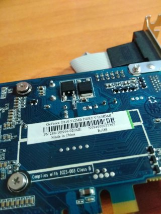 Tarjeta Gráfica Nvidia HDMI PCI Express 512MB
